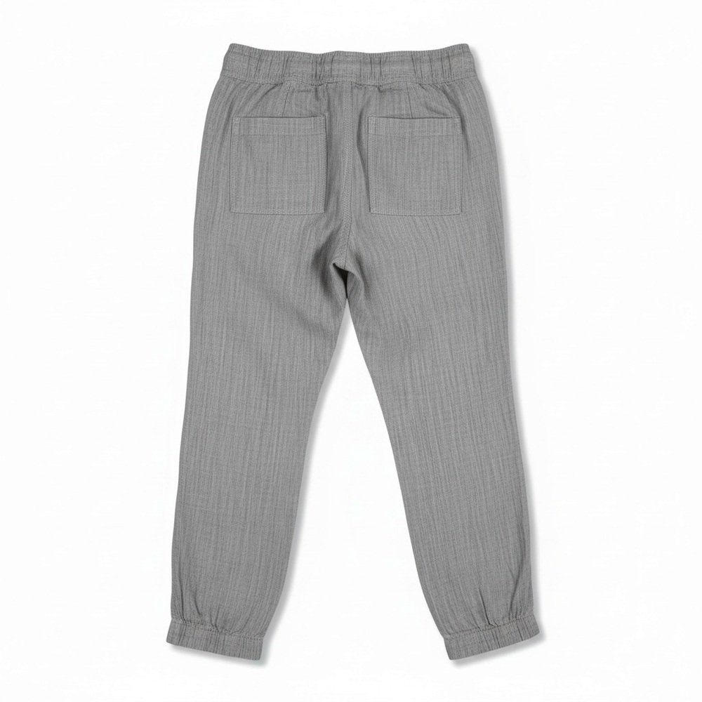 NWOT GAP Size Small High Rise Elastic Waist/Ankle Gray Chambray Utility Joggers - Picture 3 of 7